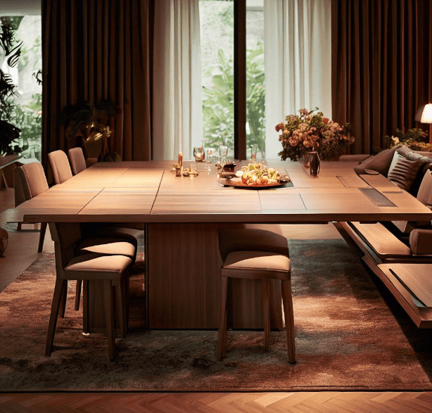 Extendable Rustic Dining Table