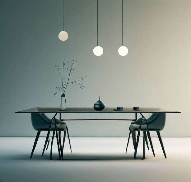 Less is More Dining Table Design 