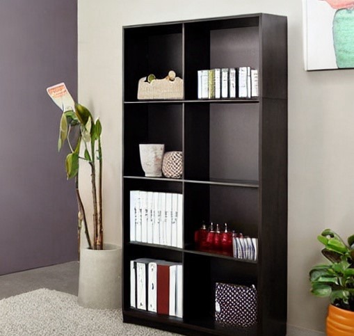 Modern Open Shelf Wooden Cupboard