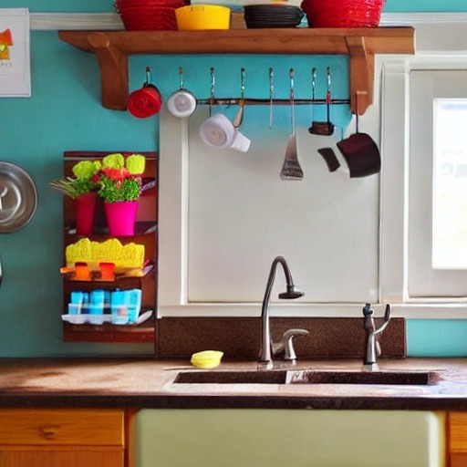 Shelving Above The Sink