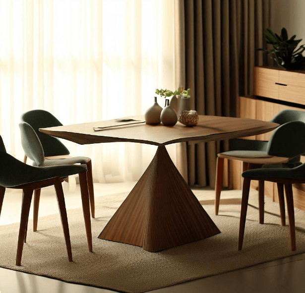 Simple and Small Dining Table Design