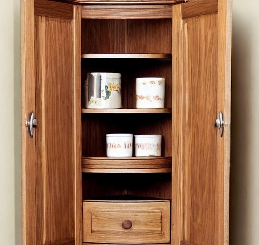 Smart Small Corner Cupboard