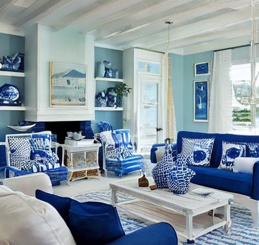 The Classic Coastal Blue and White