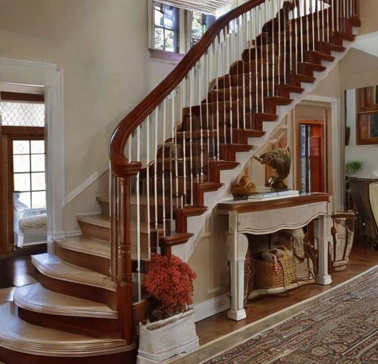 Traditional Stairs Railing Design 