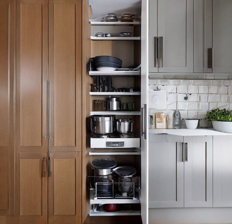 Vertical Storage To Maximise Space