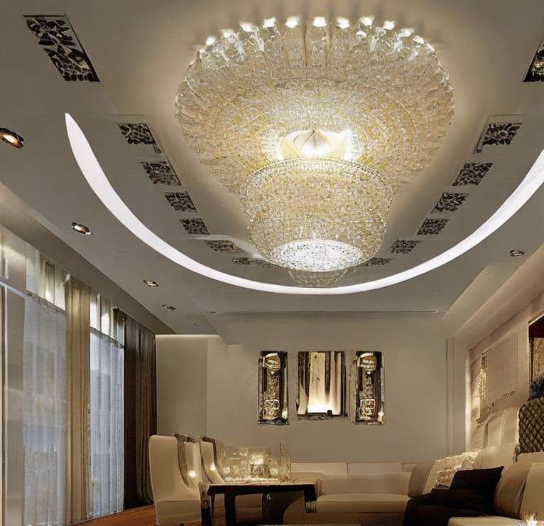 Crystal Light Ceiling Design