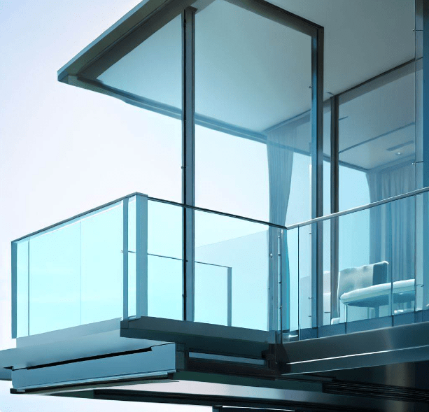 Glass Balcony Design Fit Well
