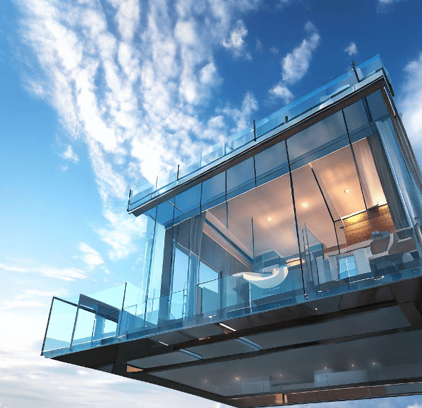 Glass Balcony Design Sky High