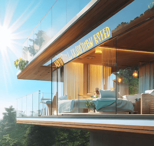 Glass Balcony Design Sunny Side Up