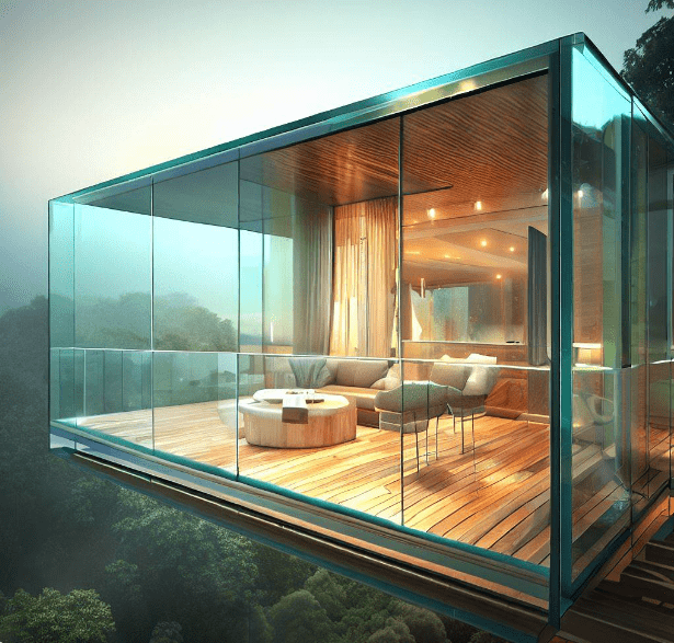 Glass Balcony Design That Different Touch