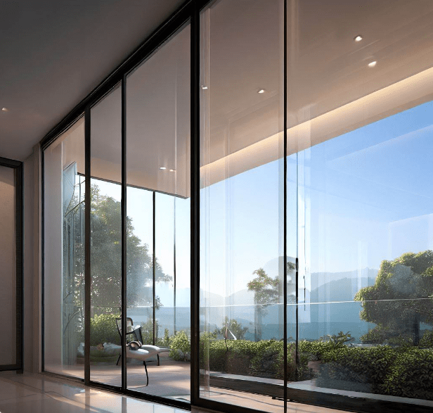 Glass Design for Sliders in Balcony 