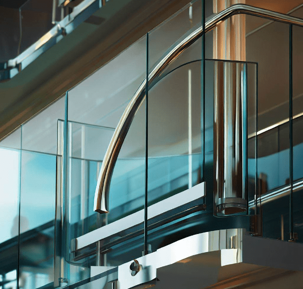 Glass and Stainless Steel Balcony Railing Designs