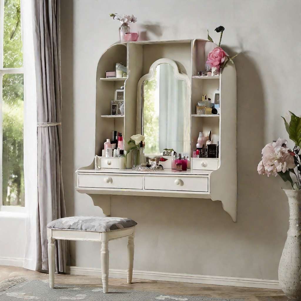 Captiver Frameless Wall Mounted Mirror with 1 Storage Box Engineered Wood Dressing  Table Price in India - Buy Captiver Frameless Wall Mounted Mirror with 1  Storage Box Engineered Wood Dressing Table online