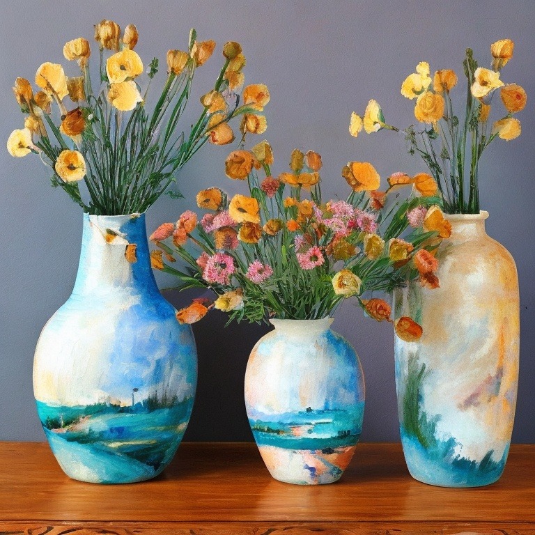 Rustic Pot Painting Ideas