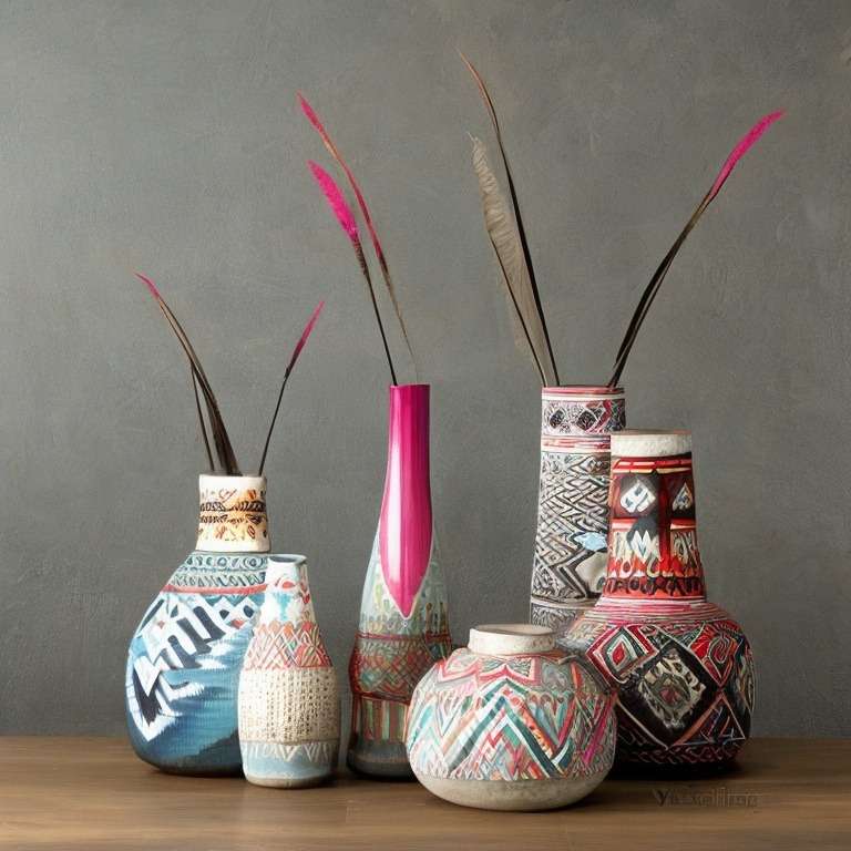 Tribal Accents Pot Painting Ideas