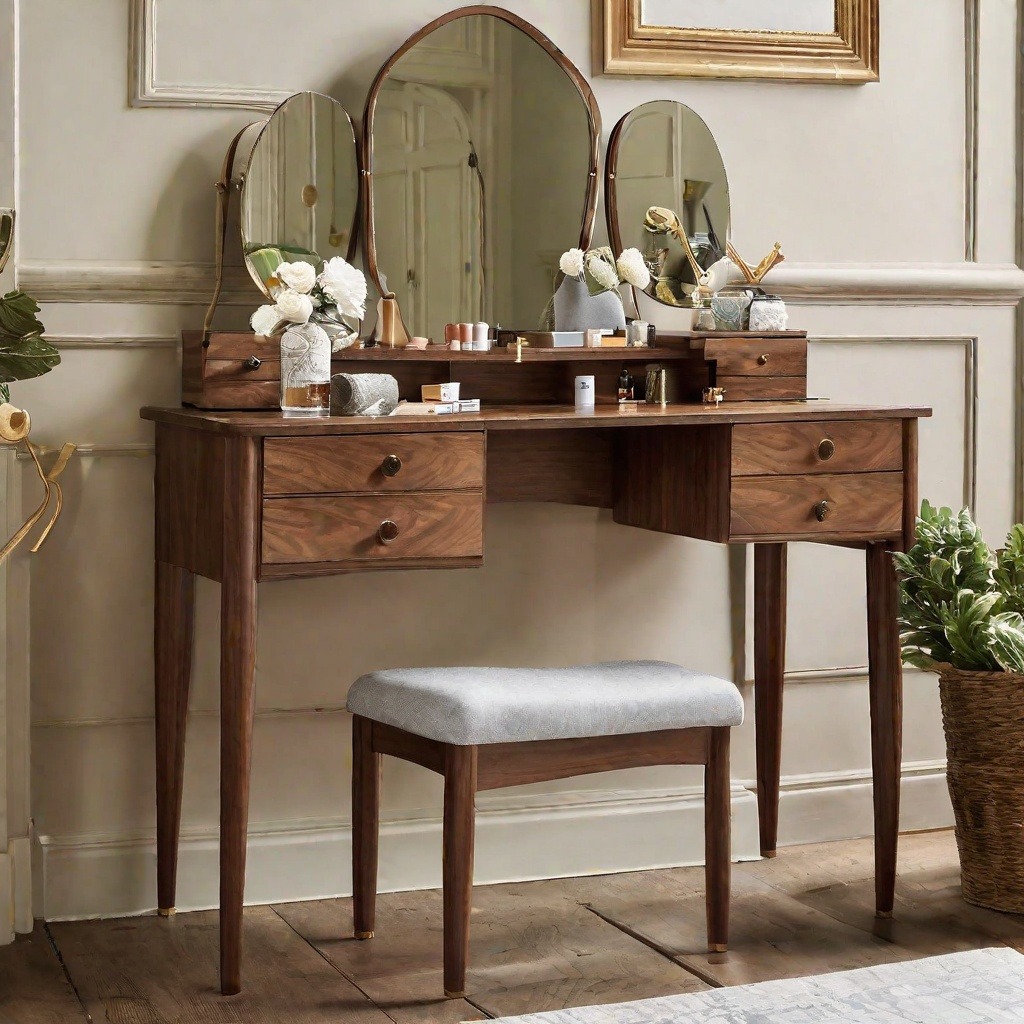 Walnut Finished Dresser