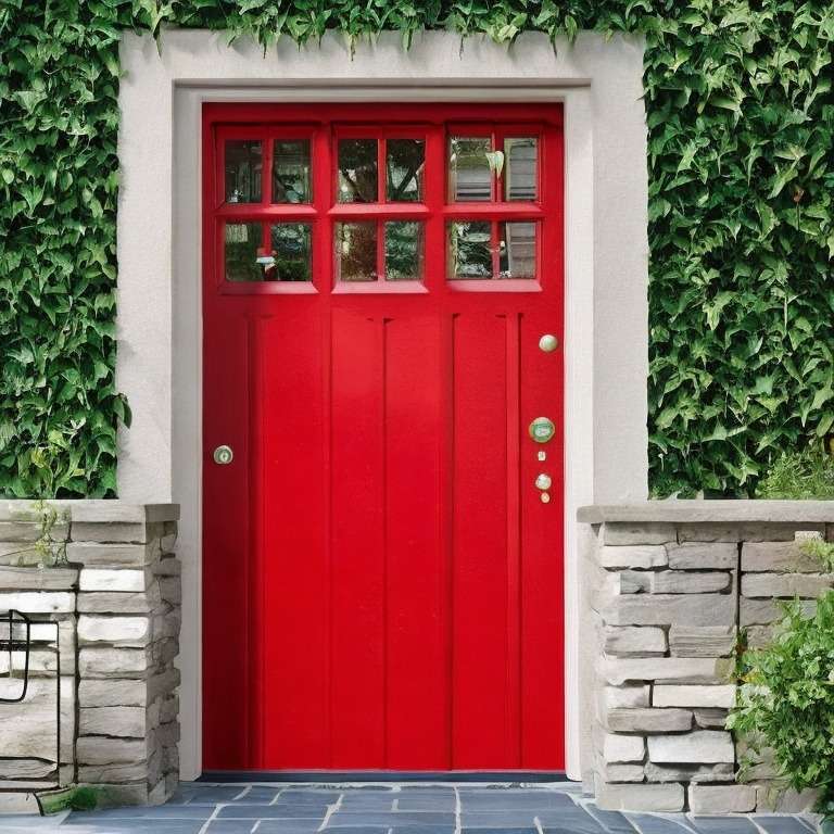 A Warm Welcome with The Warmth of Red Gate Paint Colour