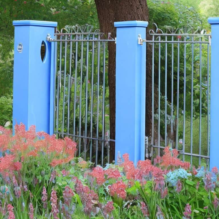 Entering Through Blue Gate Paint Colour