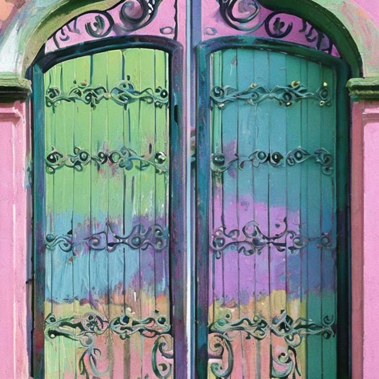 Pastel Gate Paint Colour