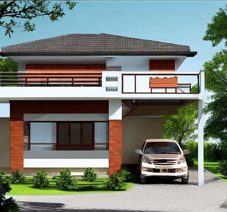 Elevating Style with Elevated Single Floor House Design