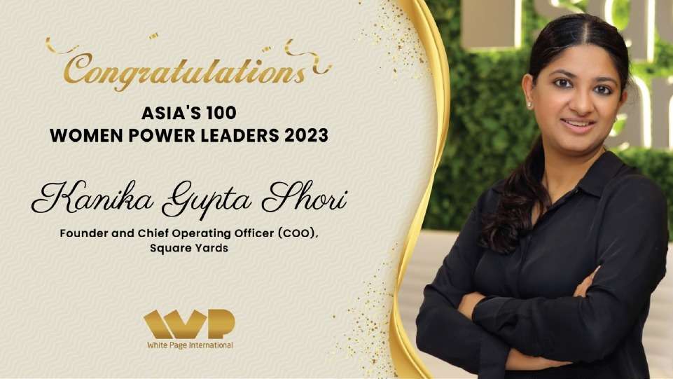 Kanika Gupta Shori wins prestigious honor at Asia 100 Women Power Leaders 2023
