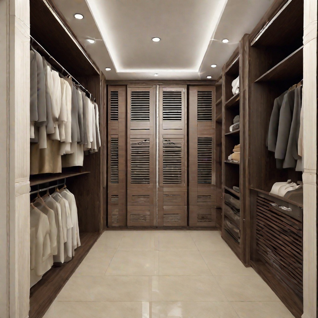 Louvred Doors Infused Wardrobe Designs