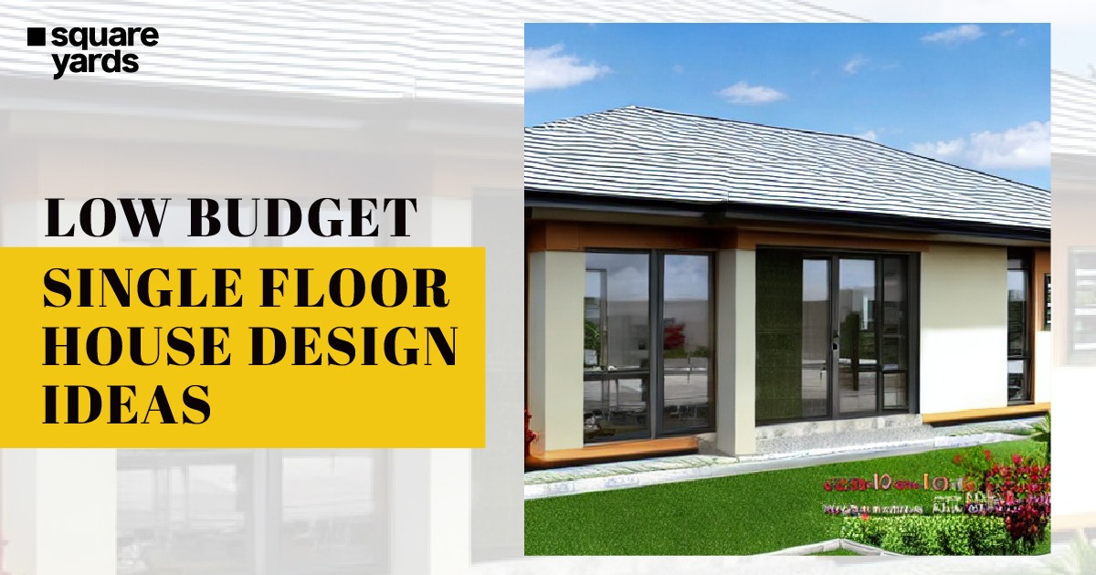 Low Budget Single Floor House Design Ideas