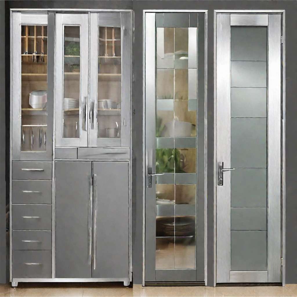 Stunning Aluminium Casement Door for Kitchen Cabinet
