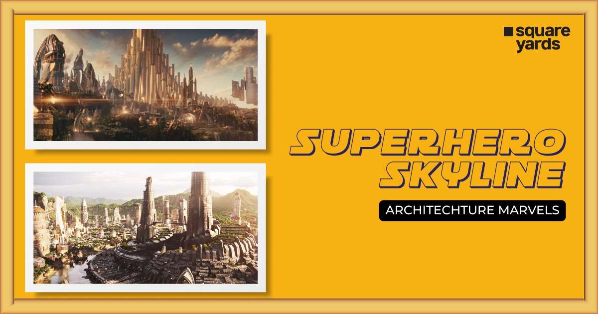 Superhero Skyline Architechture Marvels