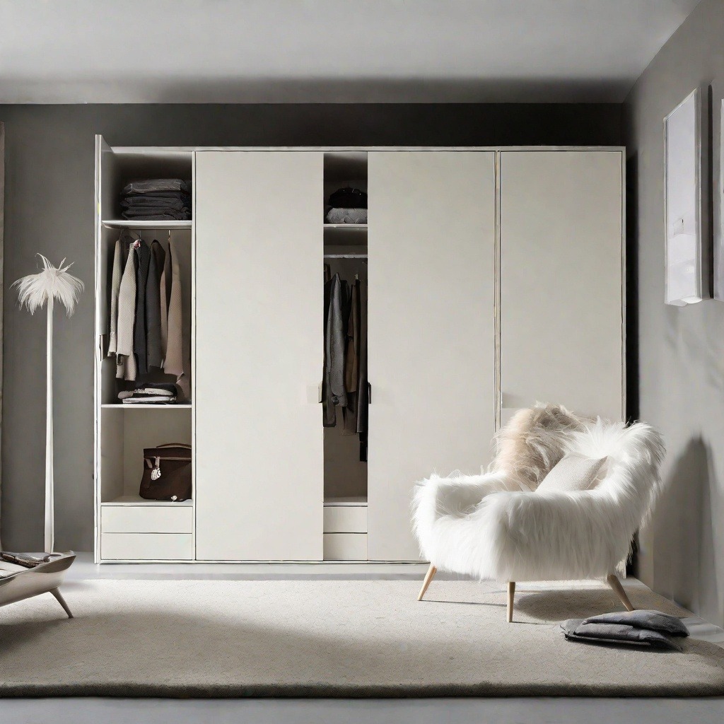 Swan White Wardrobe Design