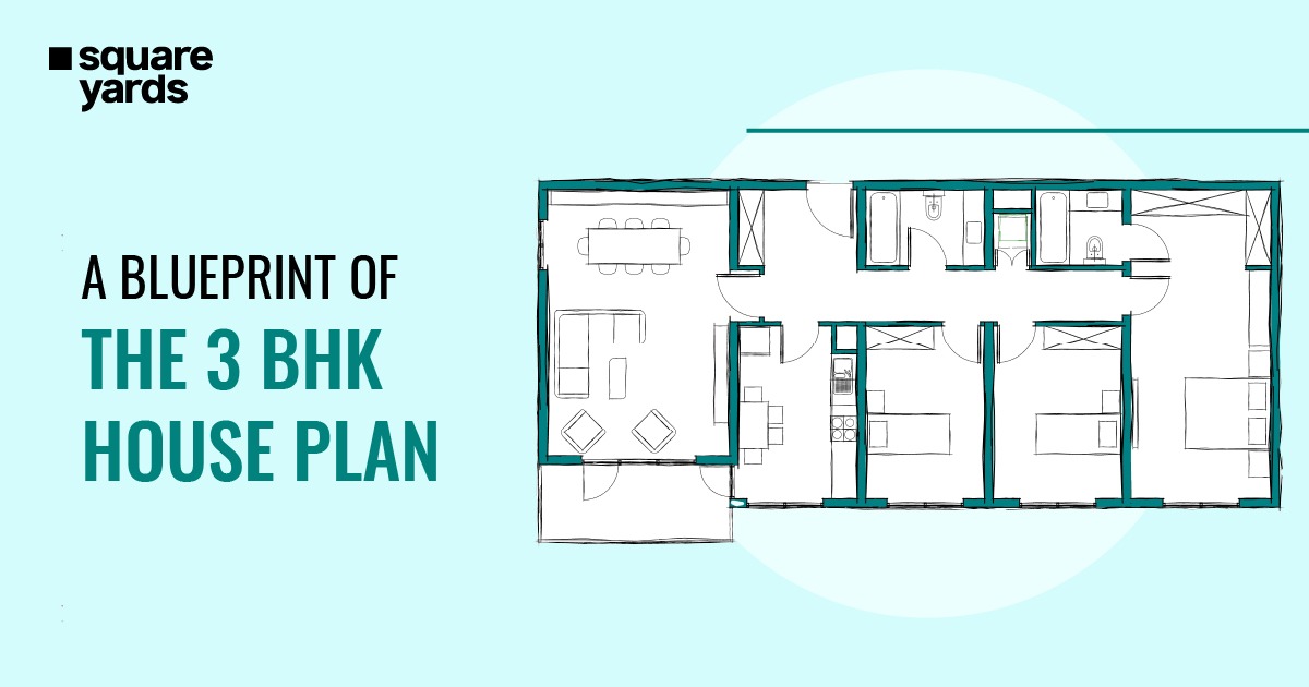 3 BHK House Plan