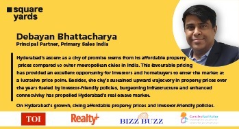 Hyderabad Posts Rs. 9,497 Crore in Residential Sale for Q4 CY2023