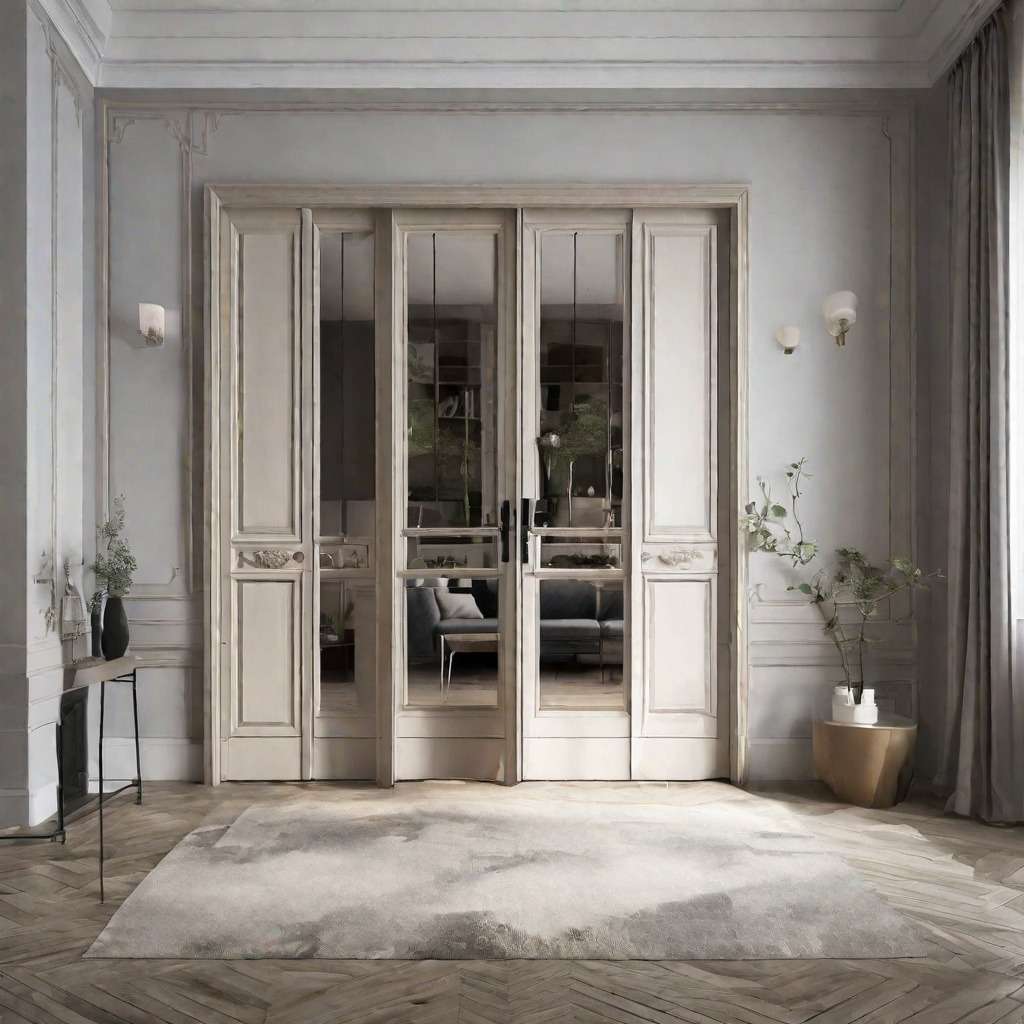 French Styled Main Hall Double Door Design - Charming Paris