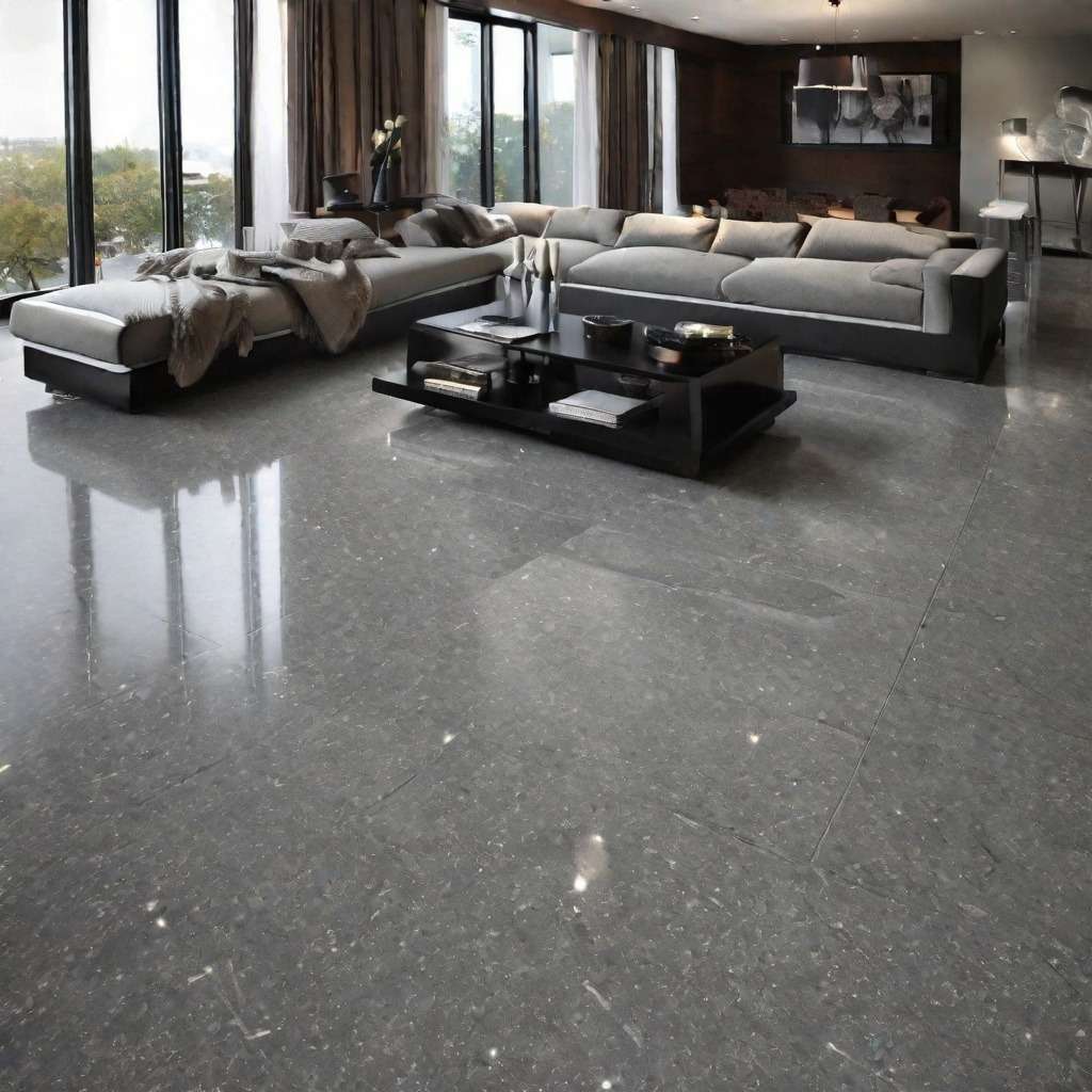 Granite Floor Design - Grey Tilein