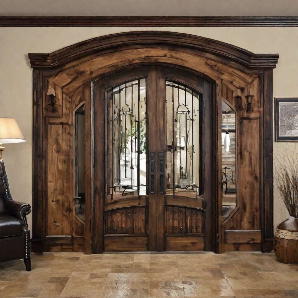Main Hall Double Door Design - Rugged Beauty