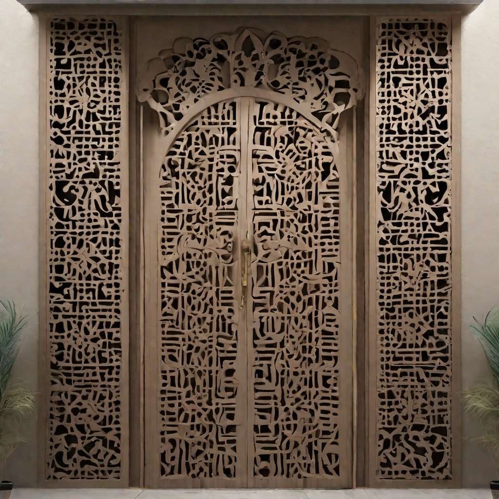 Moden Jali Door Design