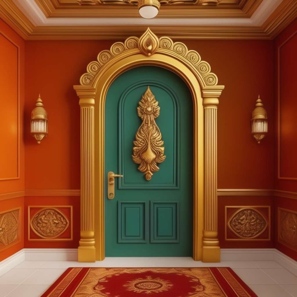 Pooja Room Door Paint Colour