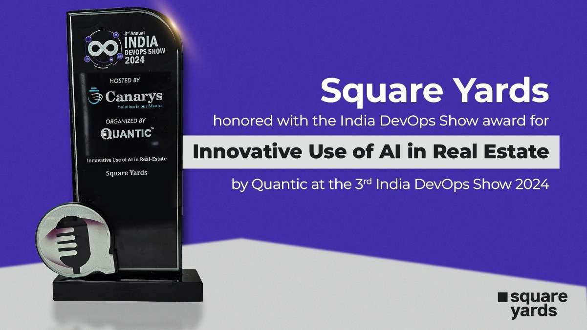 Square Yards Wins Prestigious 'Innovative Use of AI in Real Estate' Award at India DevOps Show 2024