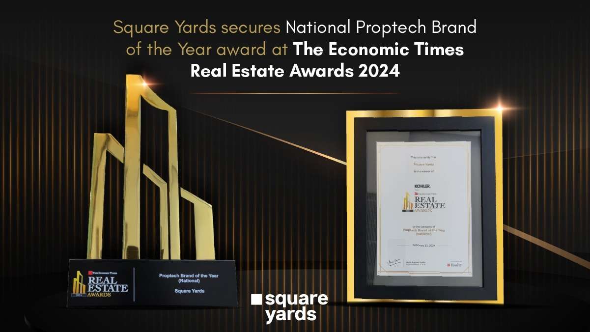 Square Yards crowned National Proptech Brand of the Year at The Economic Times Real Estate Awards 20244