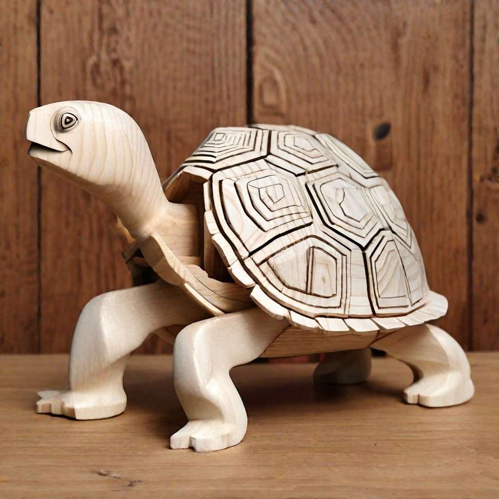  Wooden Tortoise