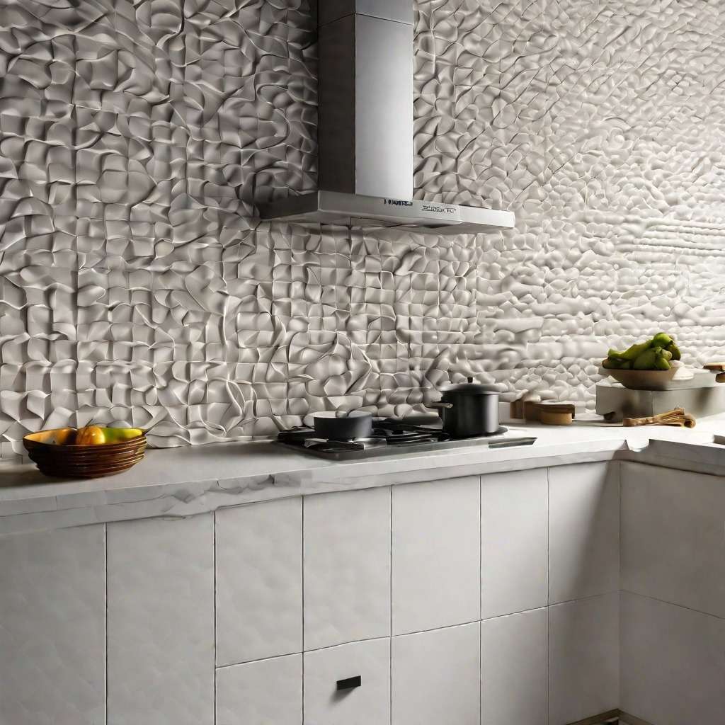 3D Kitchen Wall Tiles Design