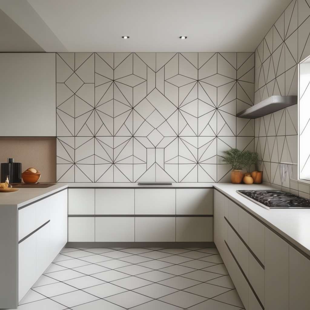 Geometric Modern Kitchen Wall Tiles