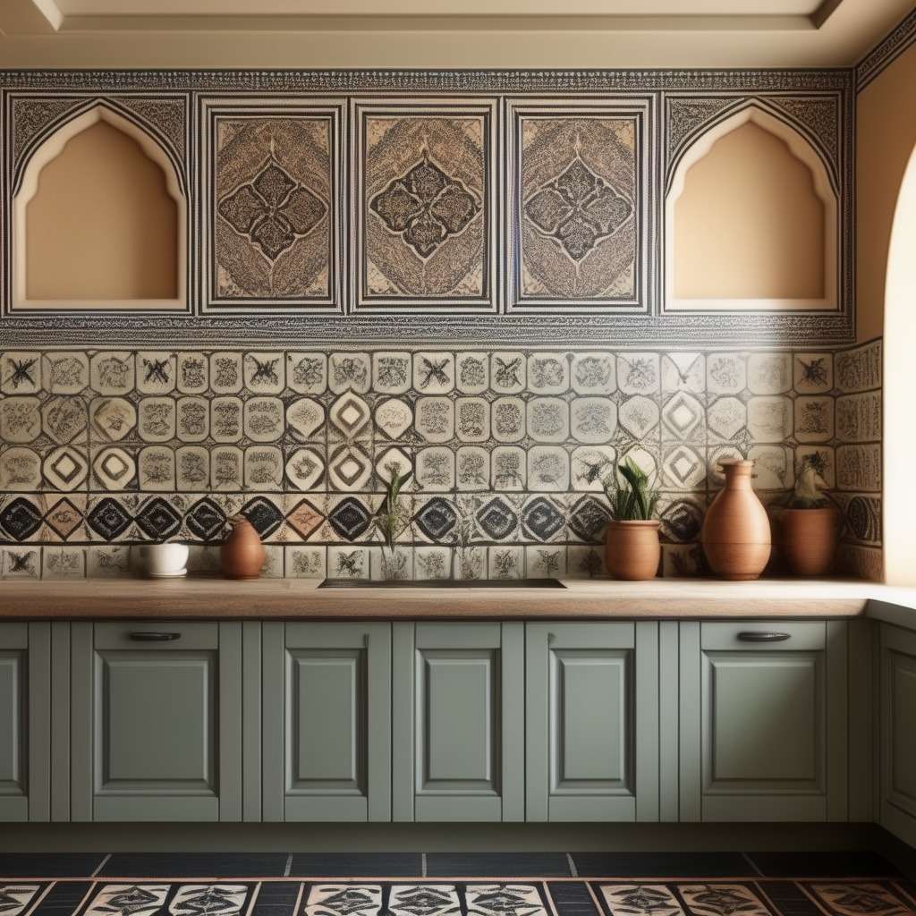 Moroccan Kitchen Wall Tiles Design