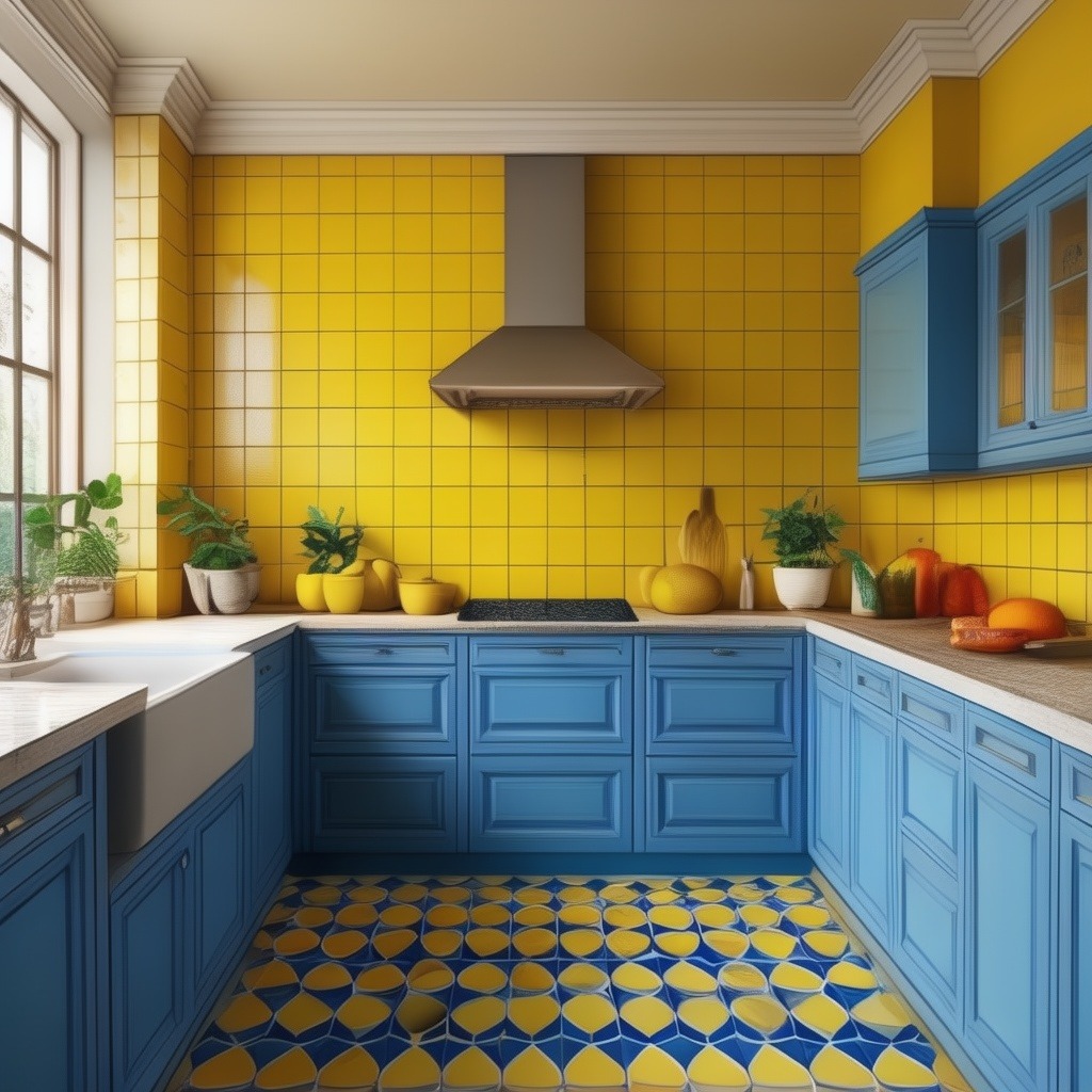 Simpsons-Inspired Wall Kitchen Tiles