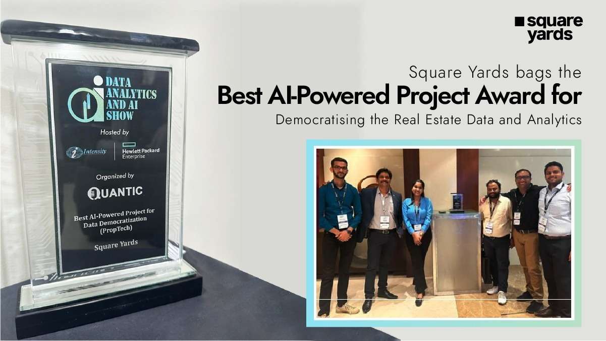 Squareyards Receives Best AI-Powered Project Award