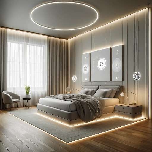 Adjustable or AI Lighting for Bedroom