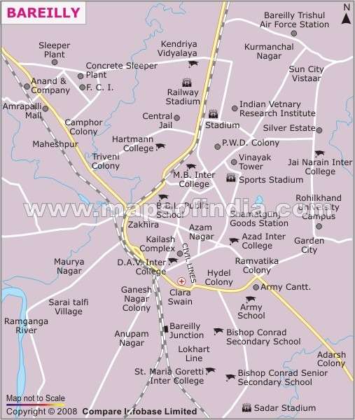 Bareilly Smart City map