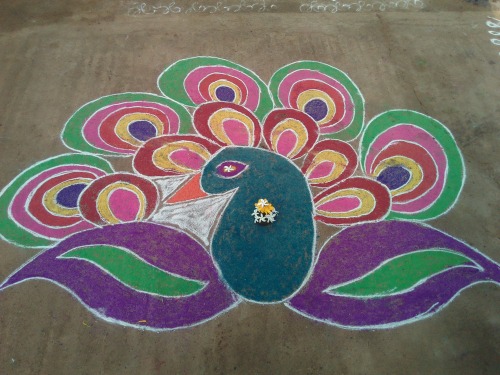 Freehand Rangoli Design