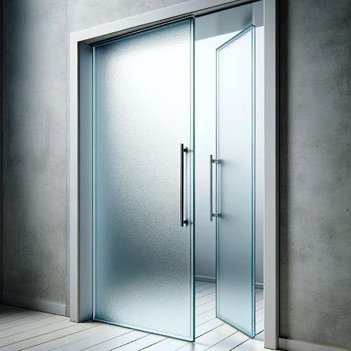 Frosted Glass Pocket Doors
