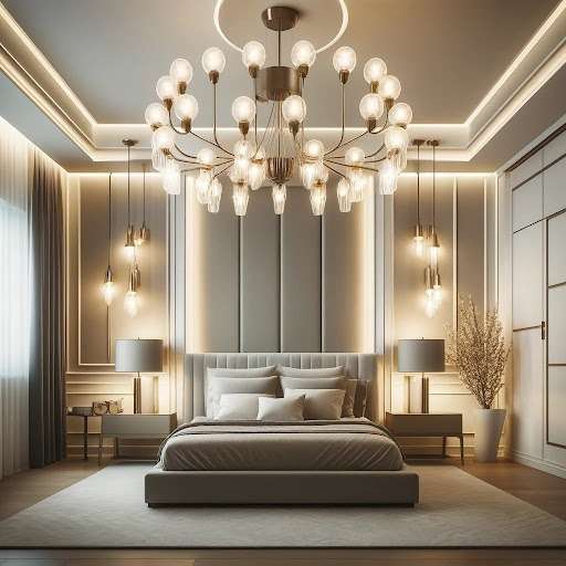 Modern Bedroom Lighting Ideas - Chandeliers